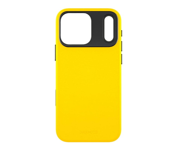 YAXO Leather Gear Slim Case MagSafe iPhone 17 Pro Honey Yellow - 1455897 - zdjęcie